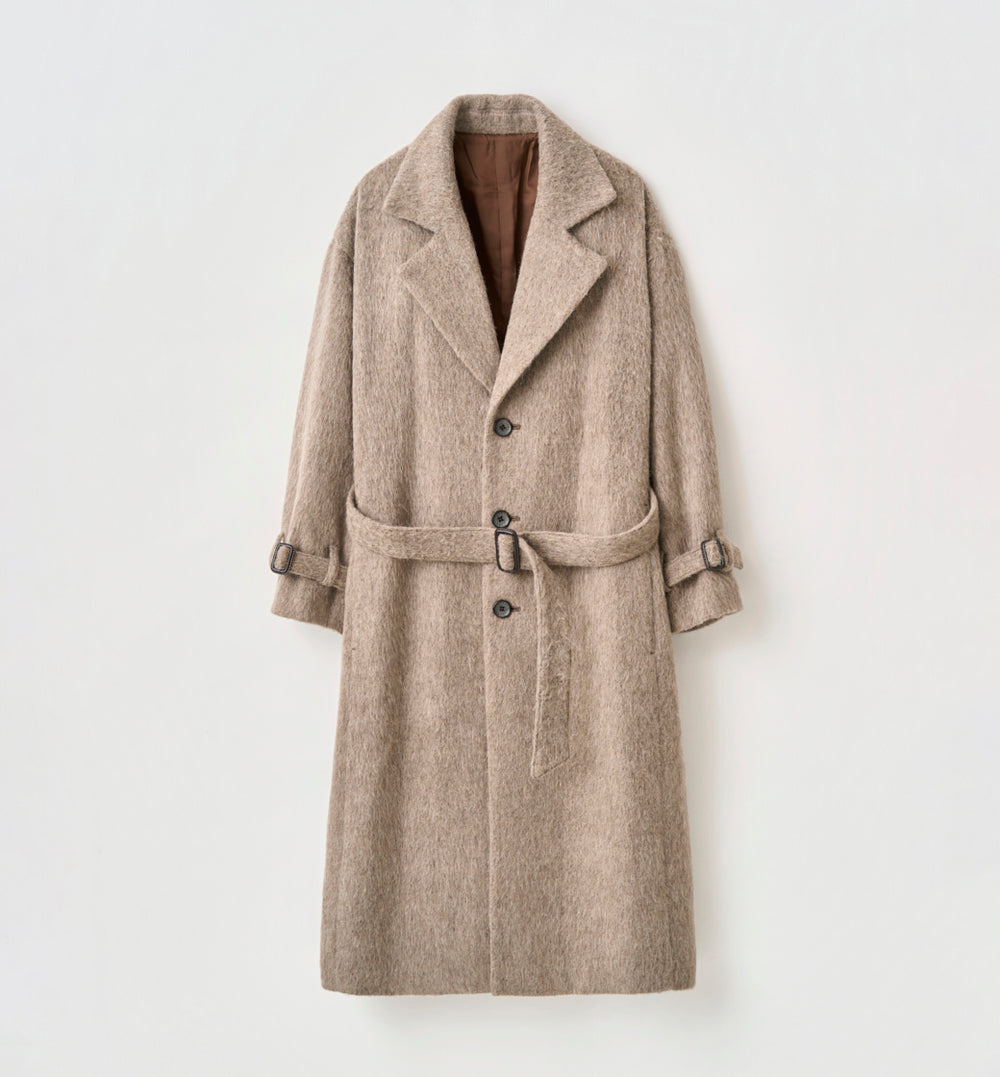 SHAGGY BELTED COAT – ABYTS