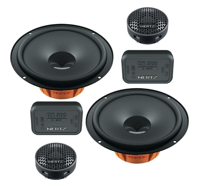 Kit 2 Vias Hertz 6 Polegadas DSK165.3 - 160w - instalado - Agaisom