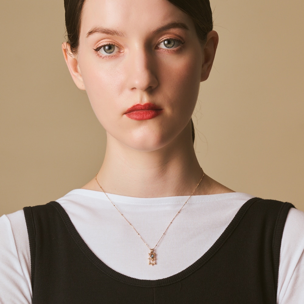 K5ラブラドライトチャーム｜ネックレスチャーム｜アガット 公式