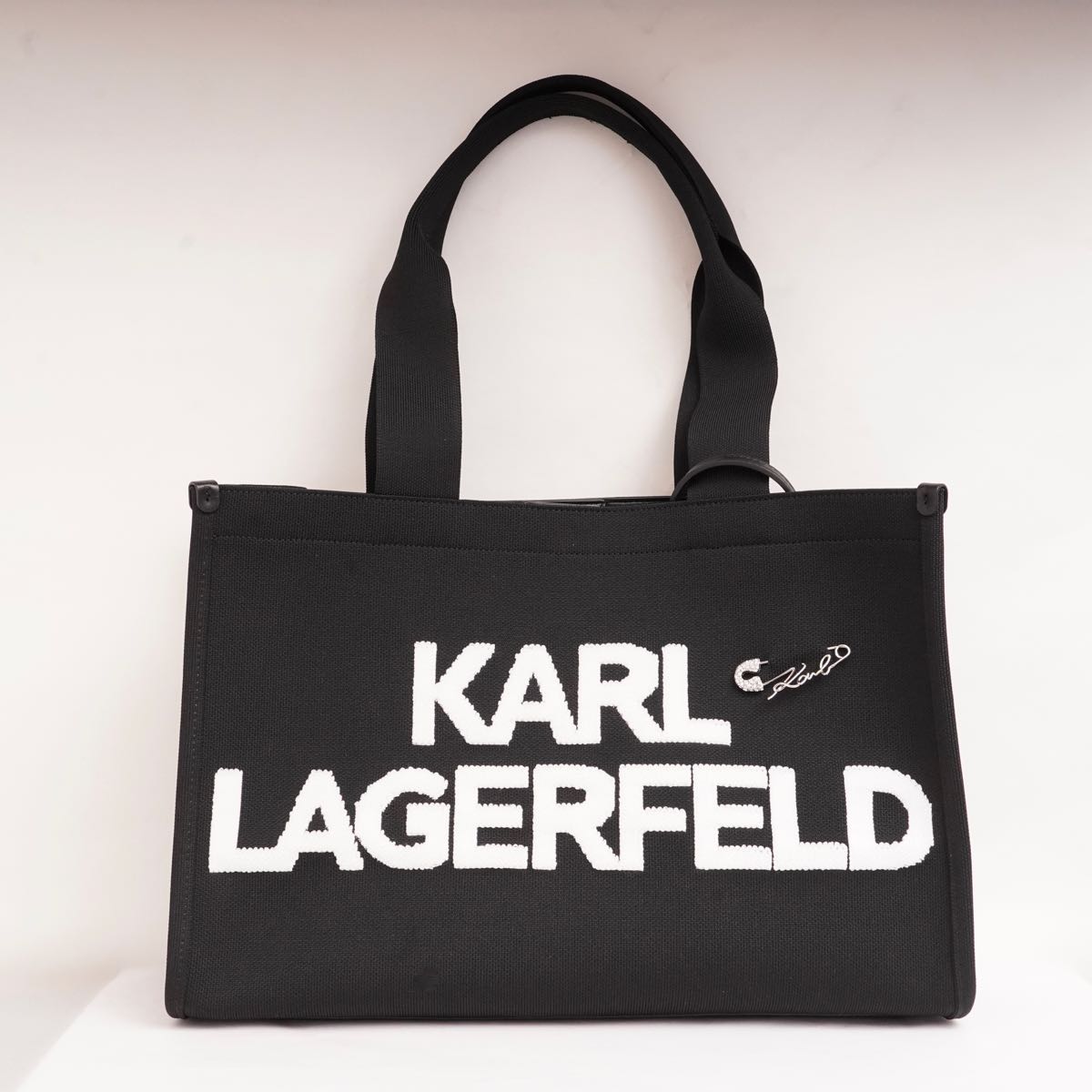 KARL LAGERFELD PARIS カールラガーフェルド ポーチ付きトートバッグ