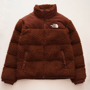 ノースフェイス ヌプシ ボアダウンジャケット ダークオークブラウン