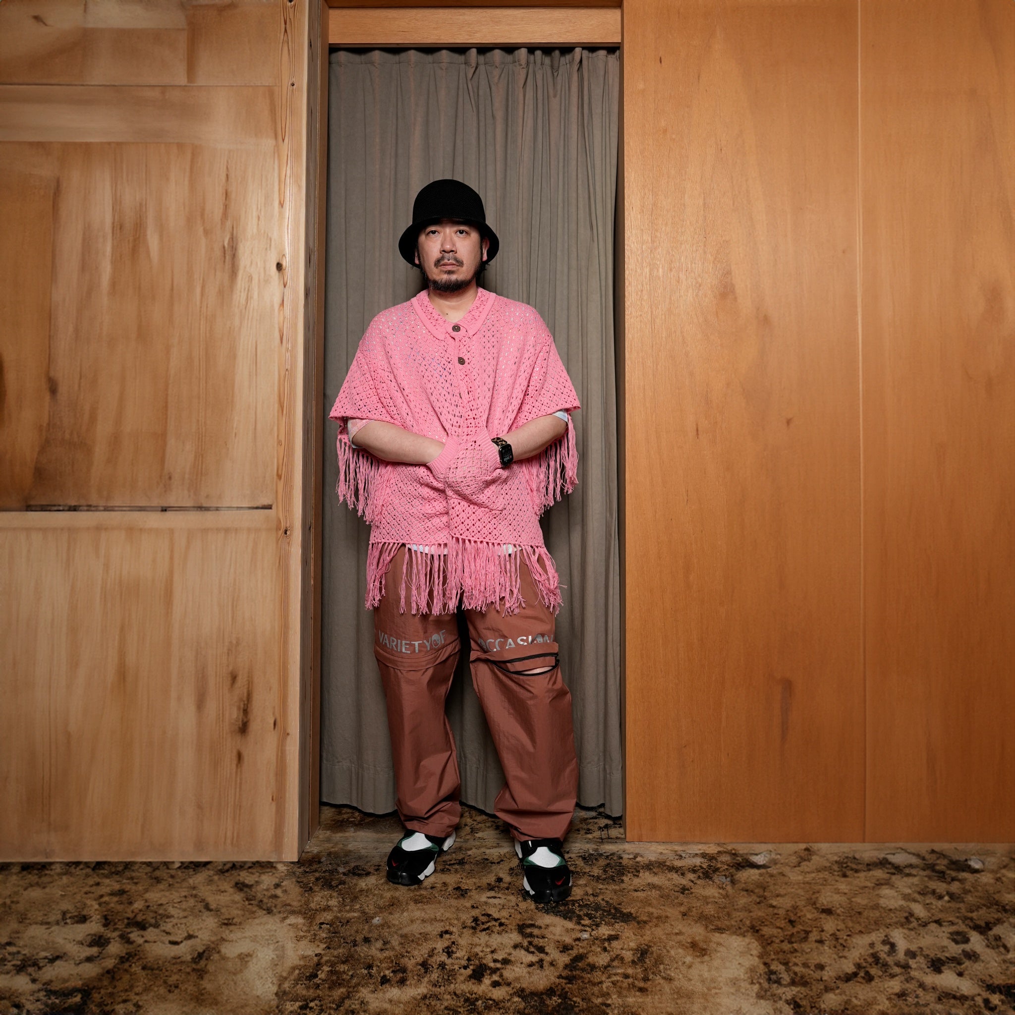 Fringe Cotton Knit Shirt フリンジコットンニットシャツ | Color