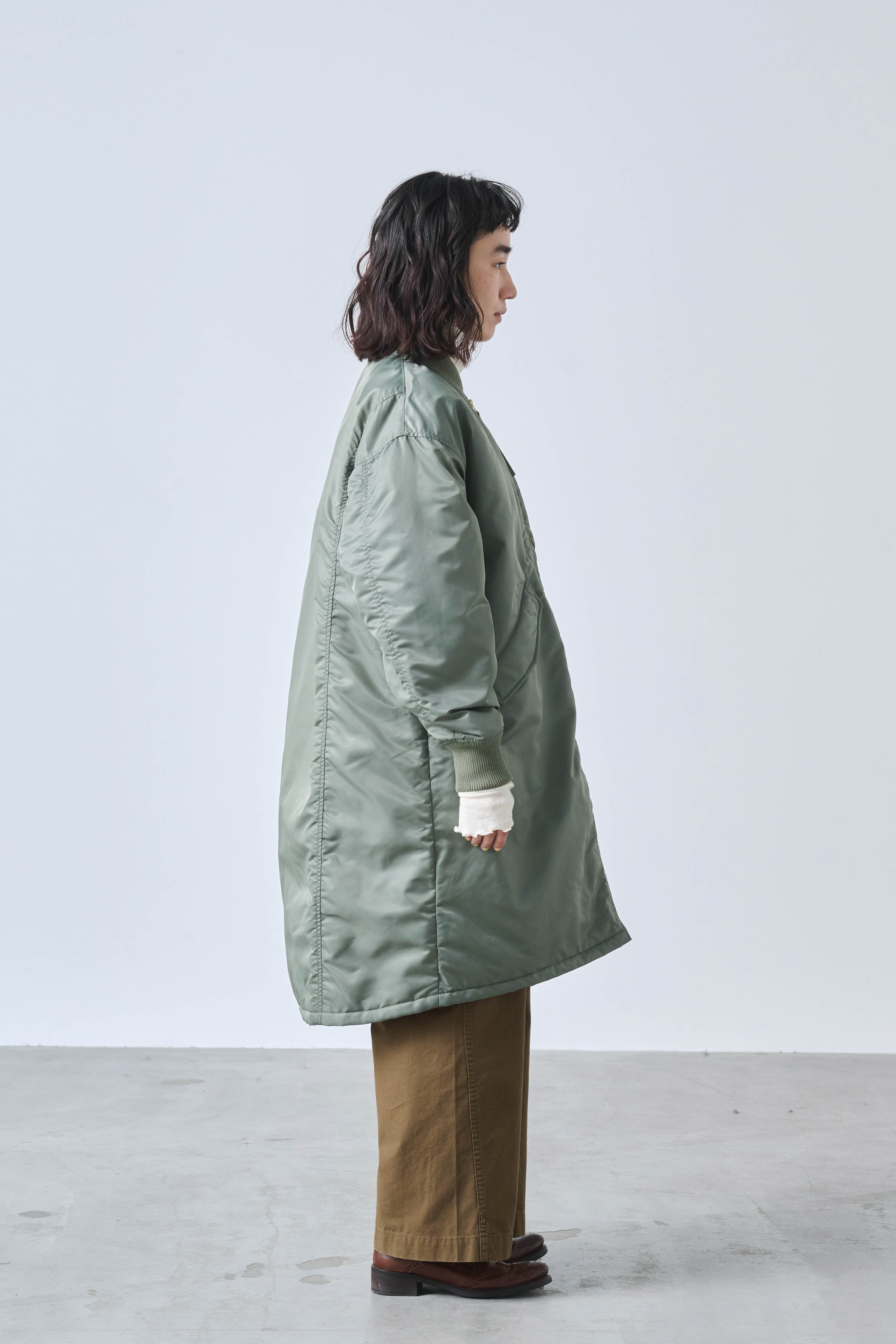 LONG MA-1 | Color_Olive | No_mil25fjk3241_olive【KHA:KI_カーキ】