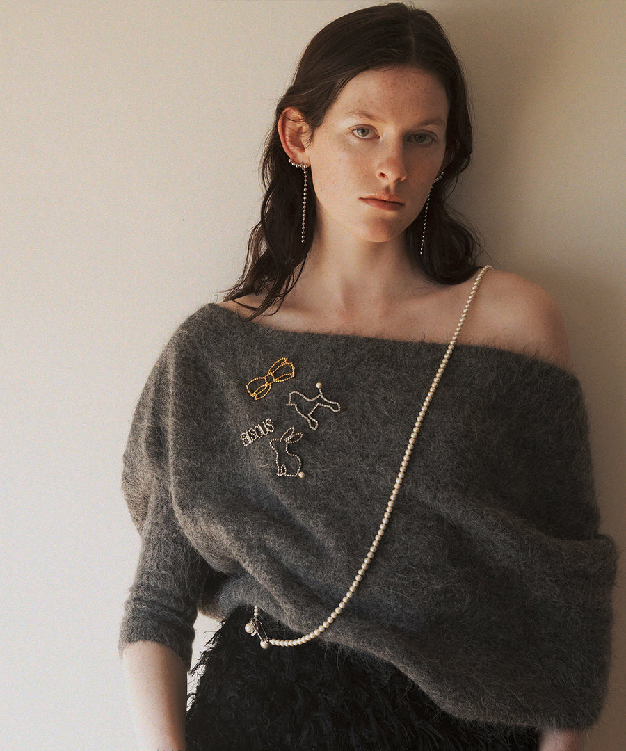 ADER.bijoux（アデルビジュー）｜CUTSTEEL ribbon brooch – boutique