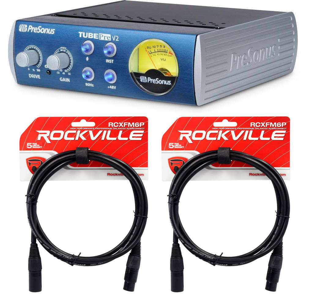 PreSonus TUBE PRE 2 ＋ XLRメス-ステレオフォン PreSonus TUBE PRE 2