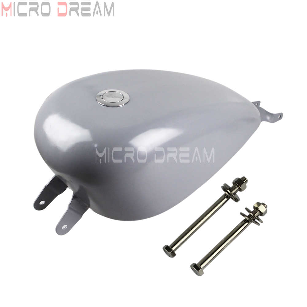 グレー13L 3.3ガロン燃料タンクガスタンクw/ハーレースポーツスターxl