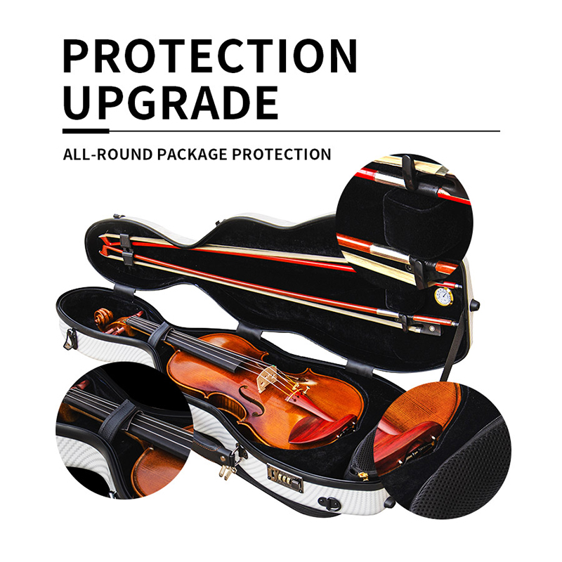 CHRISTINA バイオリンケース 4/4 サイズ マルチカラー ひょうたん型