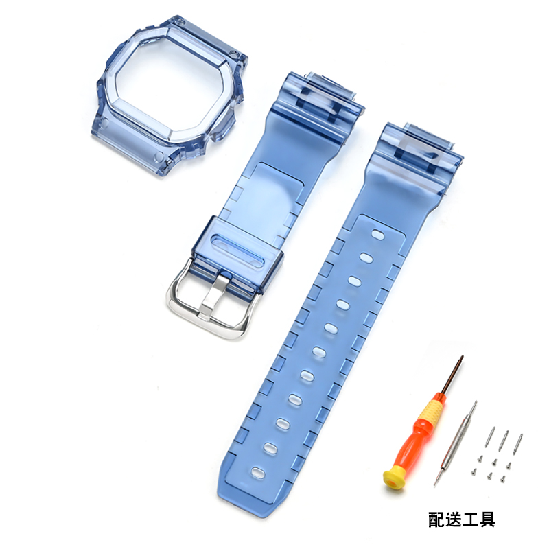 ストラップ + ケースカシオ g-shock DW-5600/5000/5025/5030 GW-B5600