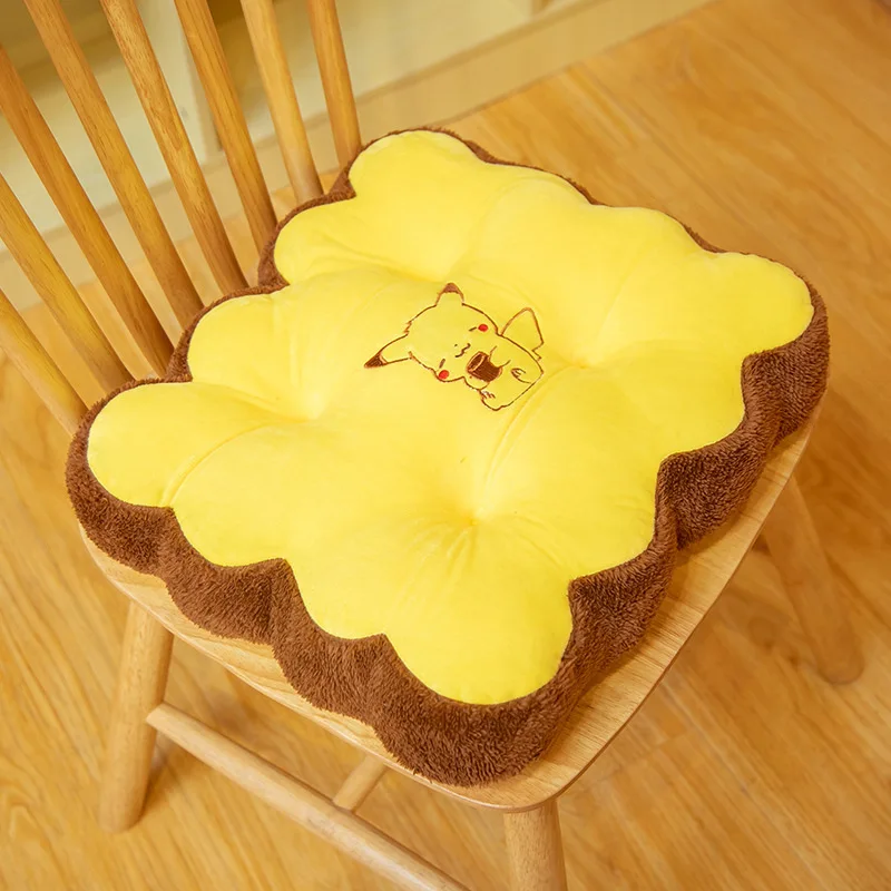 Pokemon Pikachu Plush Sofa Seat Cushion Cute Animation Chair Soft