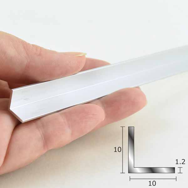 創建 アルミ アングル 1.2×10×10mm シルバー 3M 56022 | あかばね金物