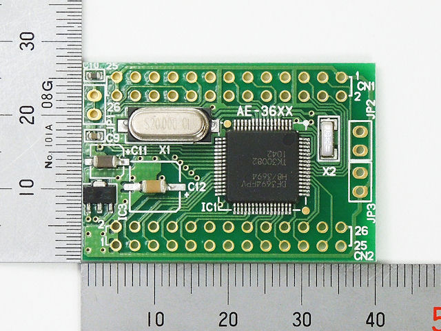 AKI-H8/3694F(QFP) タイニーマイコンモジュール: 開発ツール・ボード