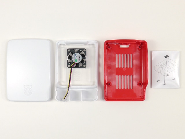 Raspberry Pi 5用公式ケース(赤/白): 開発ツール・ボード 秋月電子通商