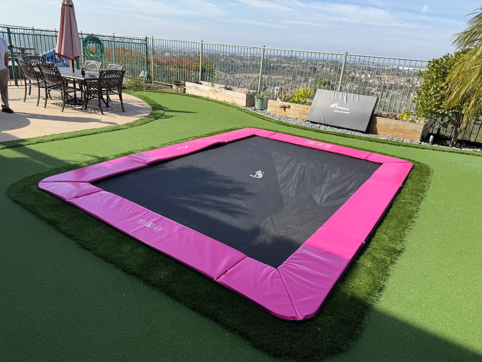 14ft X 10ft In-ground Trampoline Special Edition | Akrobat USA