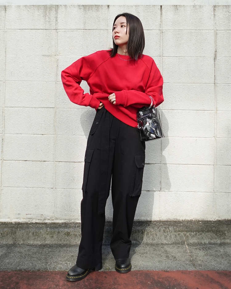 ベルテッドカーゴパンツ | AKTE