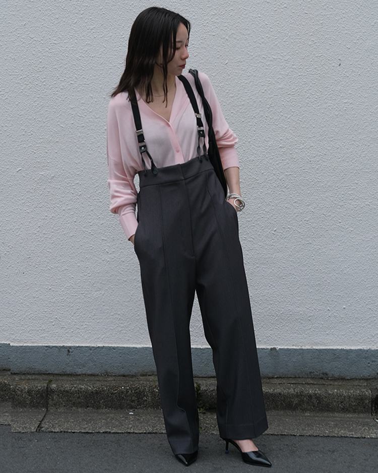 ストラップワイドパンツ | AKTE