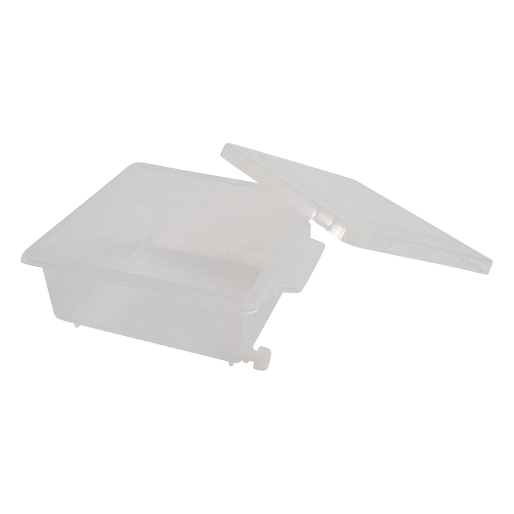 4-4453-01 染色ボックス（排水口付き） 79301 【AXEL】 アズワン