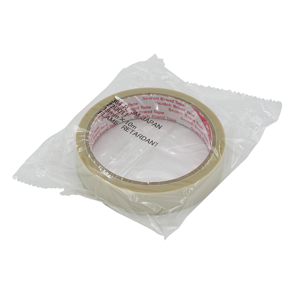 1-7222-01 ガラスクロステープ 19mm×10m 361 19X10 R 【AXEL】 アズワン