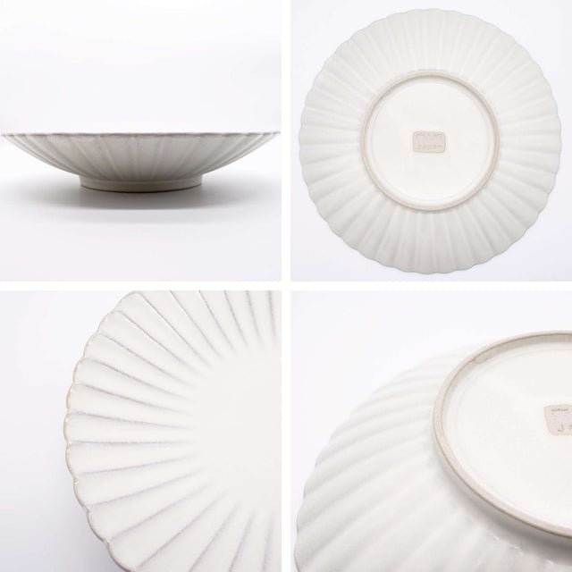 黒岩卓実作ー花模様の皿 中皿2枚、小皿4枚