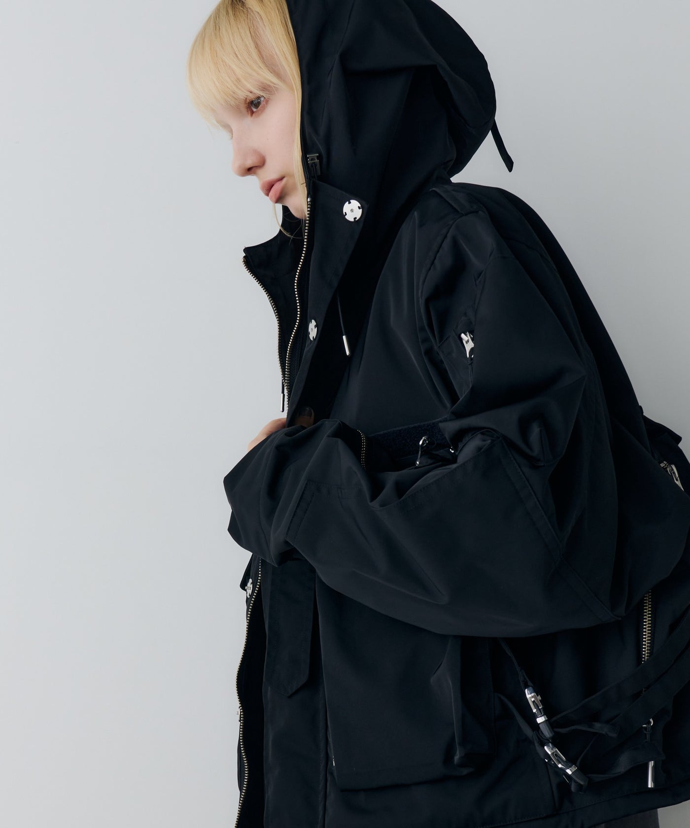 AIVER Atelier Made ソロテックスショートフライトブルゾン