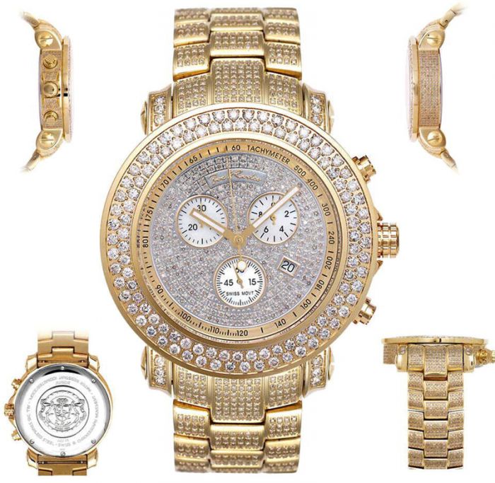 Mens Joe Rodeo Junior Diamond Gold Watch 19.50ct #JJU38 | AJwatches
