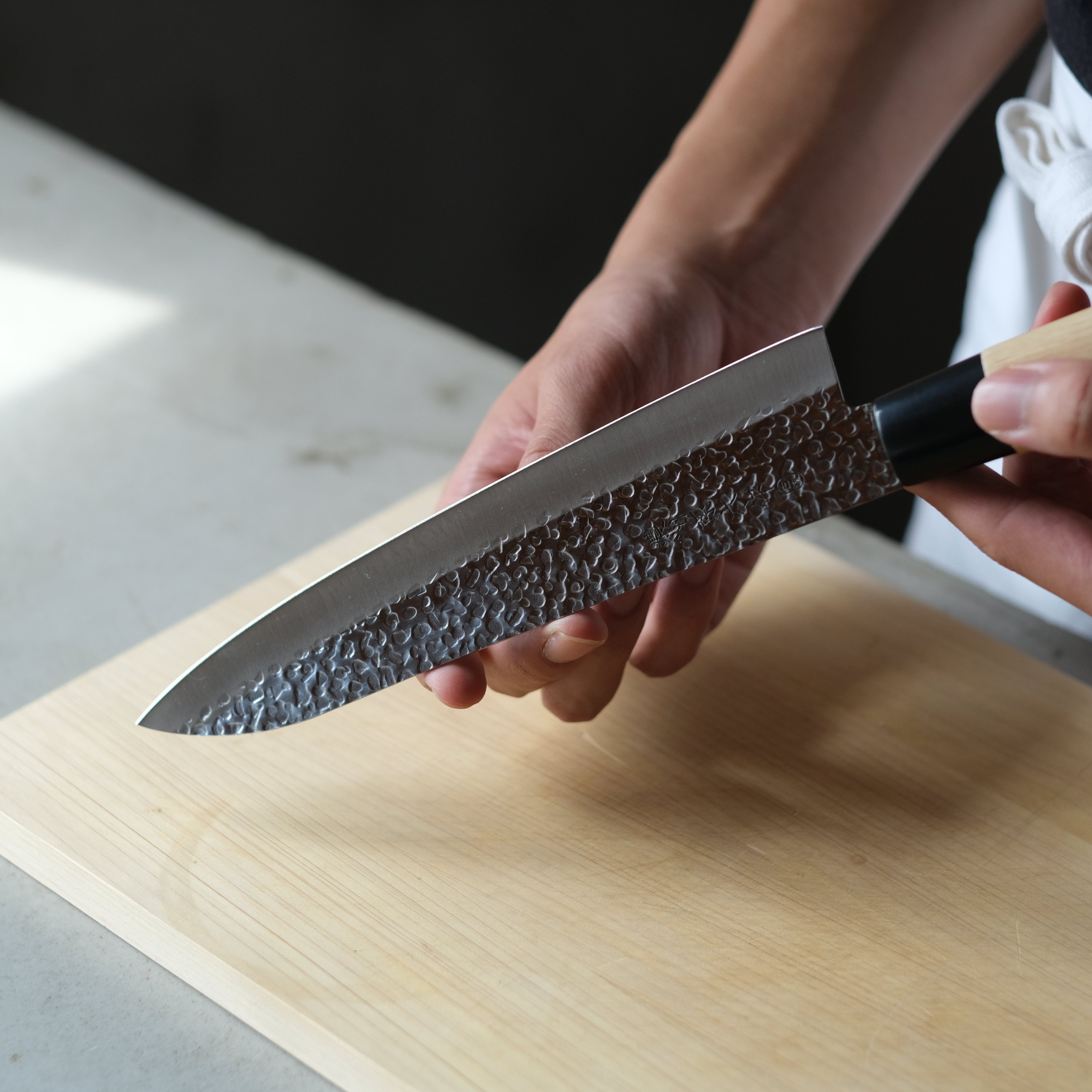 関 三本杉 VG10 三徳包丁 黒檀柄