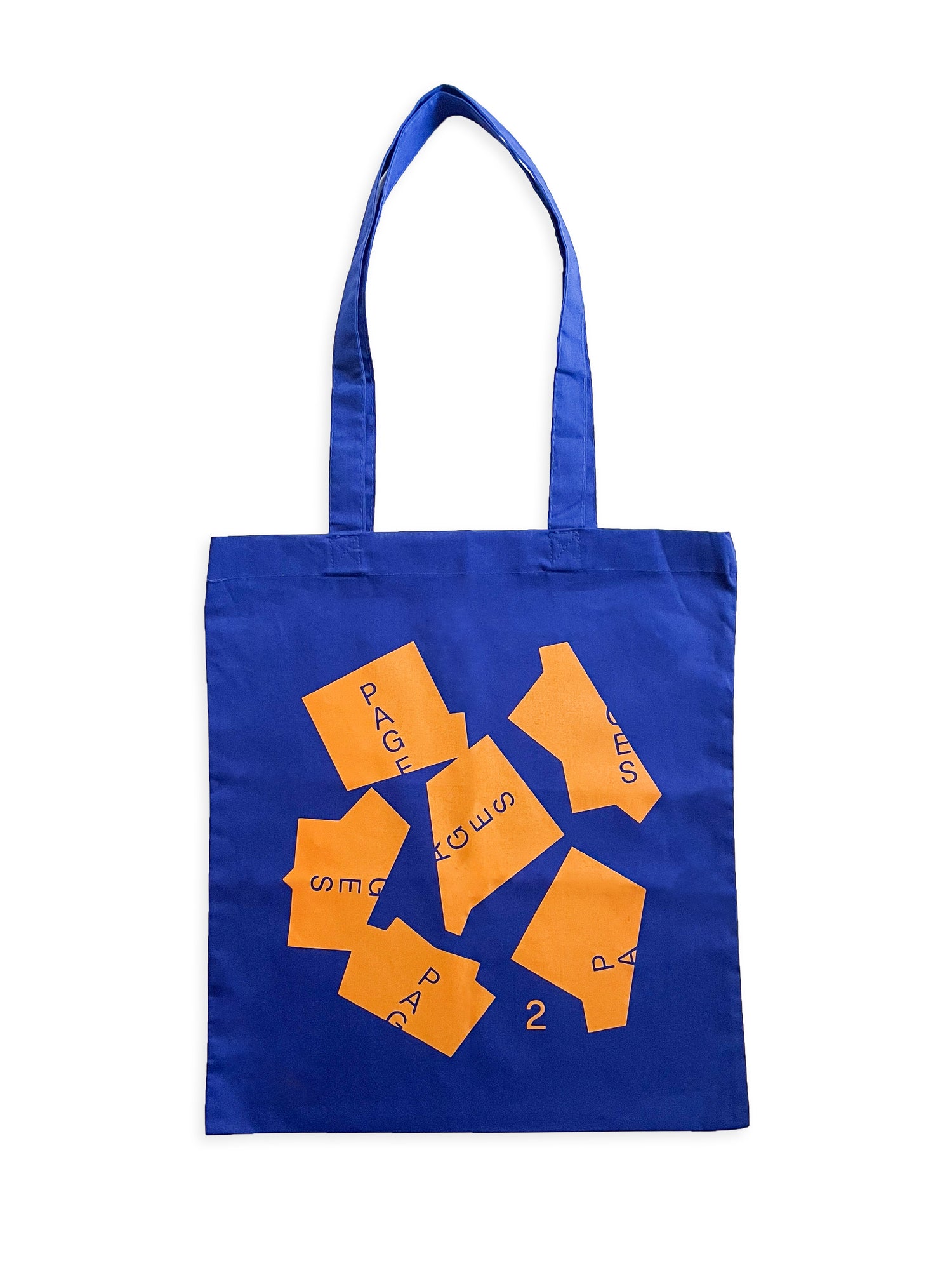 Pages Fukuoka Art Book Fair 2025 Tote Bag (Blue) - 本 屋 青 旗 Ao