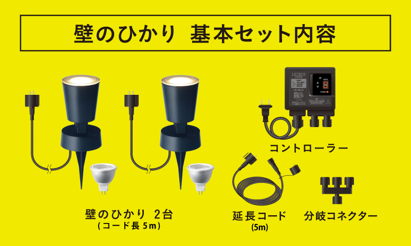ひかりノベーション 壁のひかり 基本セット /A: ライト