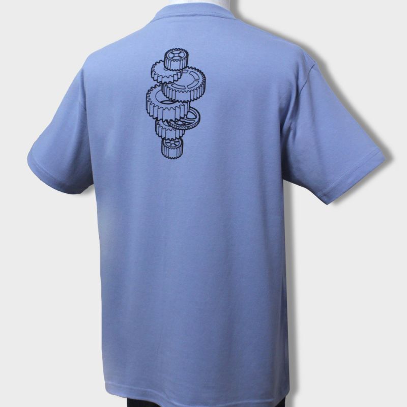 オリジナルプリントTシャツ - 青宙屋