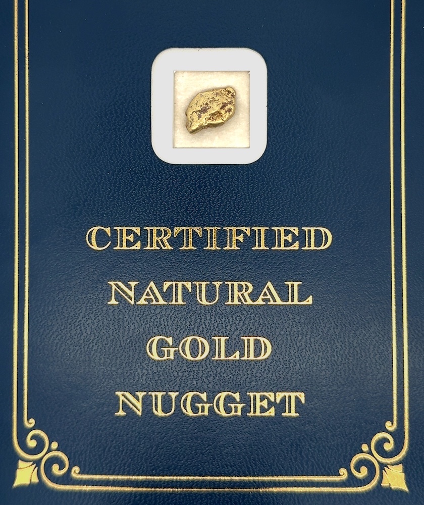 3.4 Gram Natural Gold Nugget from Trapper Creek, Alaska - Alaska Mint