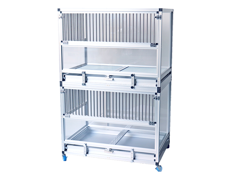 オーダーメイドのペットケージ | Alframe-ハンマー1本で組めるアルミ