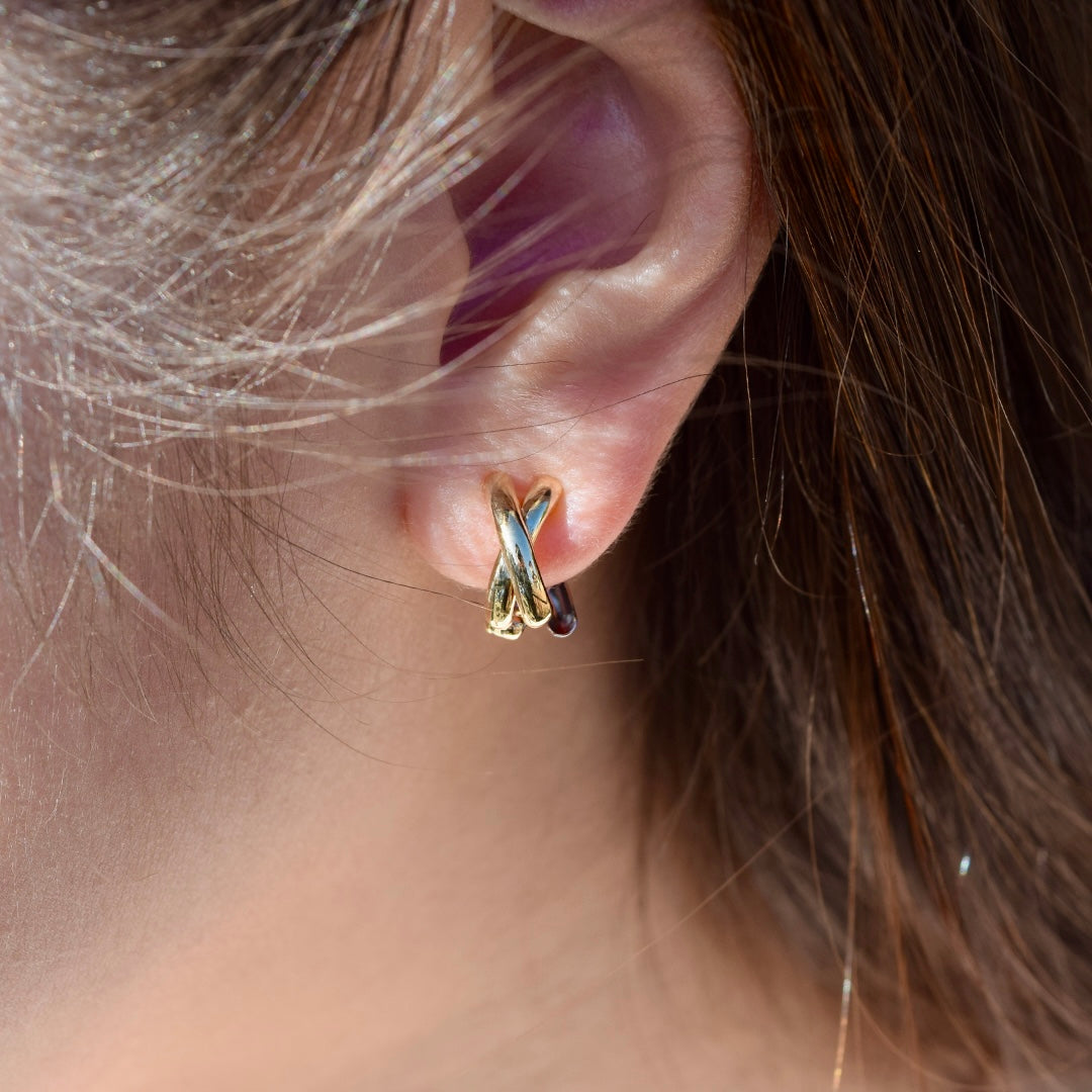 RESTOCK 》かさねフープ ピアリング K18 / Pt900 – ALINA