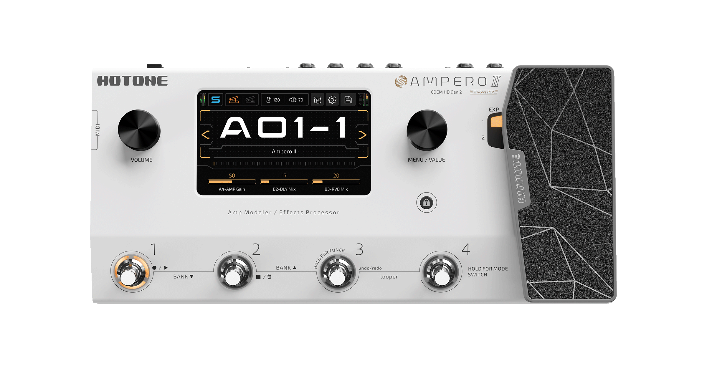 HOTONE | AMPERO Ⅱ | マルチ・エフェクター | 製品情報