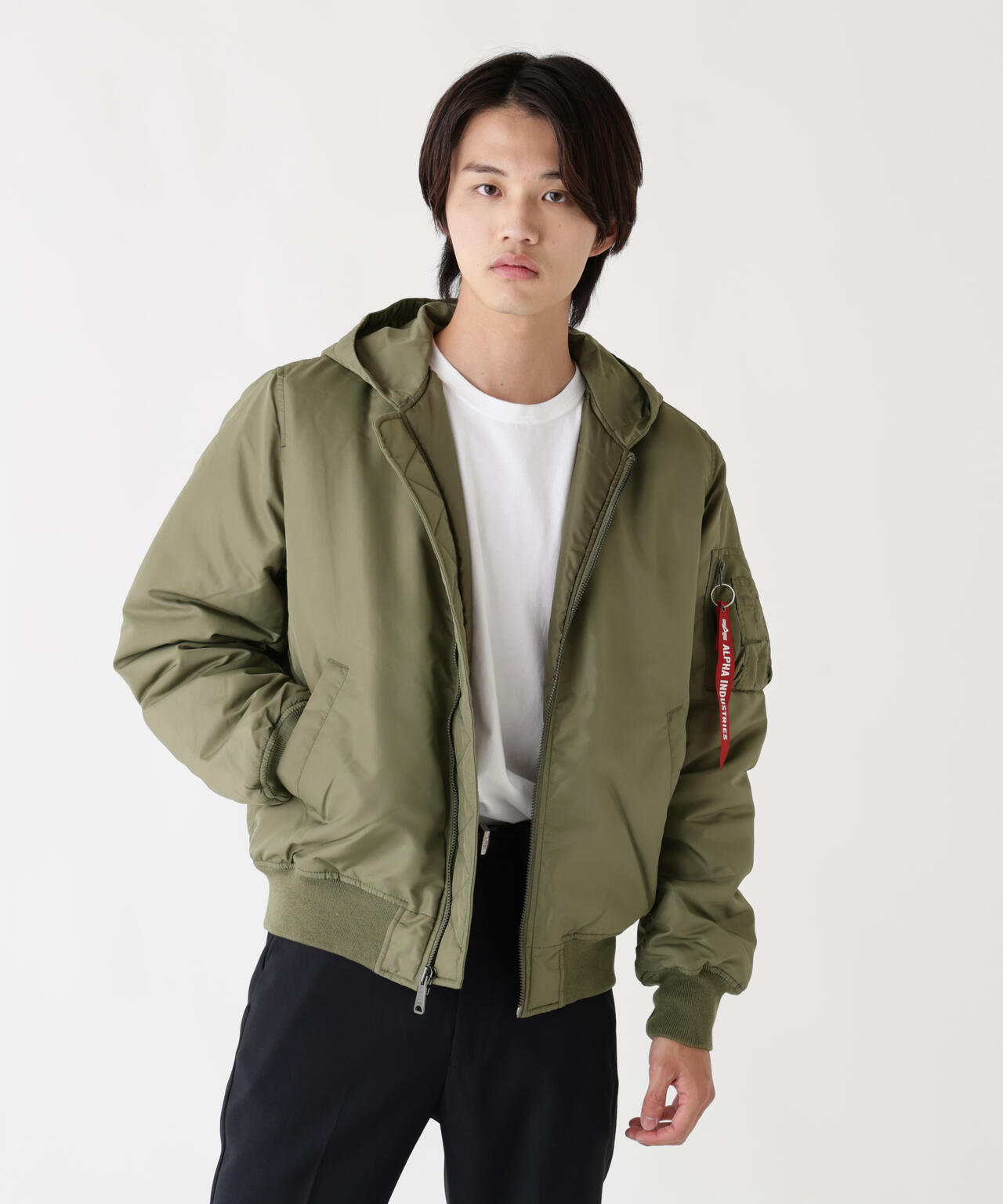 MA-1 HOODED OXFORD FLIGHT JACKET ｜アルファ インダストリーズ