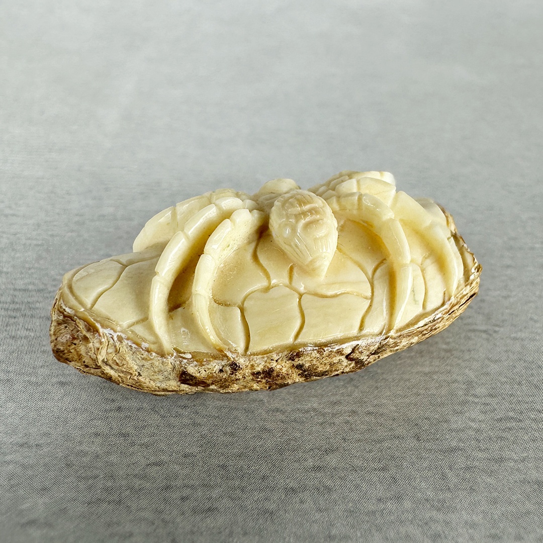 水芙蓉樣專用 玉佩 玉製品 雕刻 根付 飾り物 中国古美術 重さ約64g