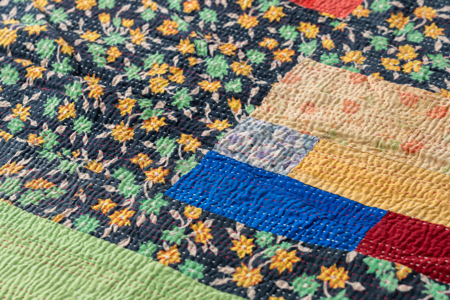 インド産 カンタキルト・ラリーキルト】ヴィンテージラグ専門店 amaleh