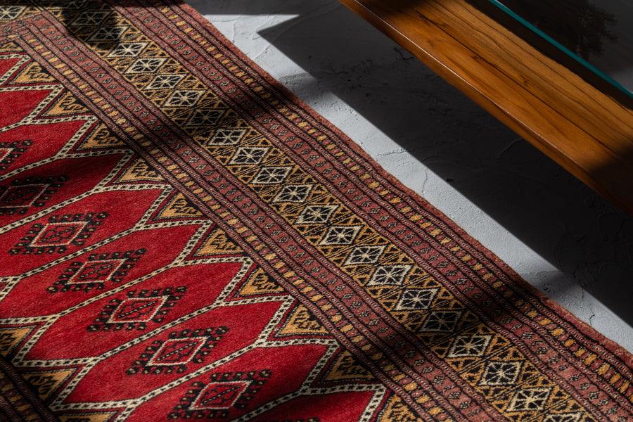 パキスタン産 1980年代 手織り絨毯】パキスタンラグ-ヴィンテージラグ