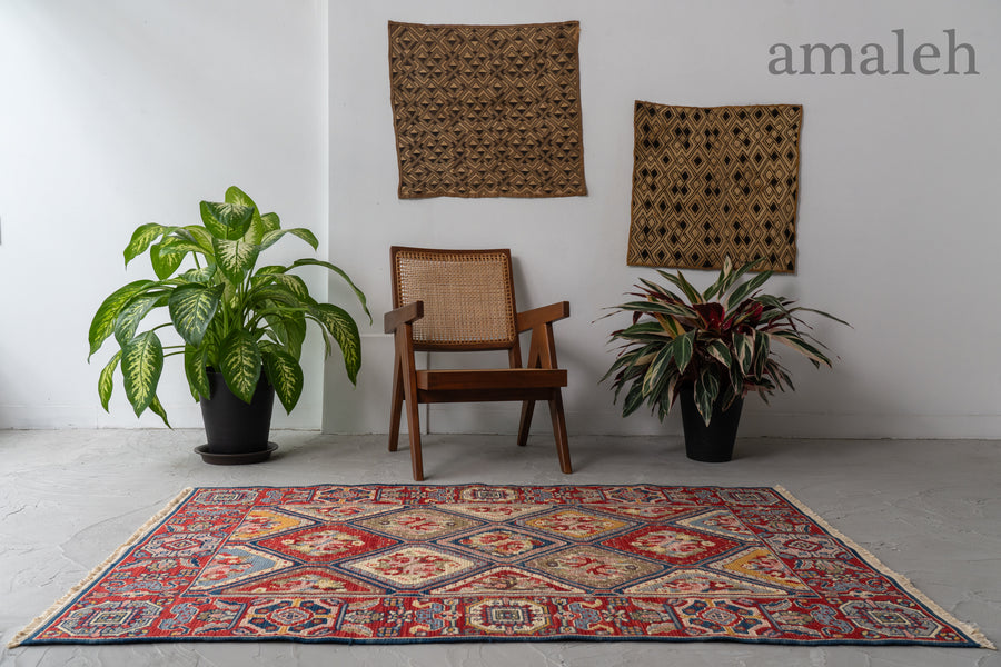 ブルガリア産 1980年代 ヴィンテージキリム】ヴィンテージラグ