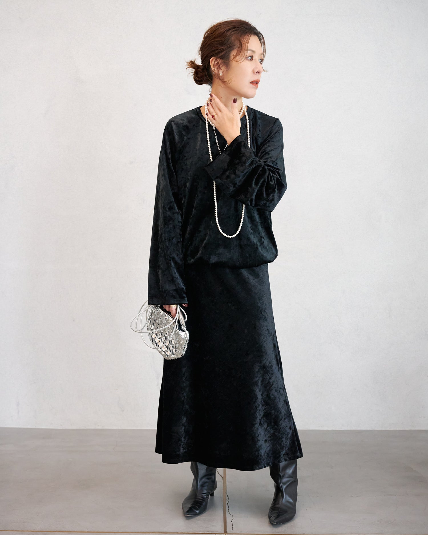 ベロアスカート＜ブラック＞ – AMARC LIFE STORE