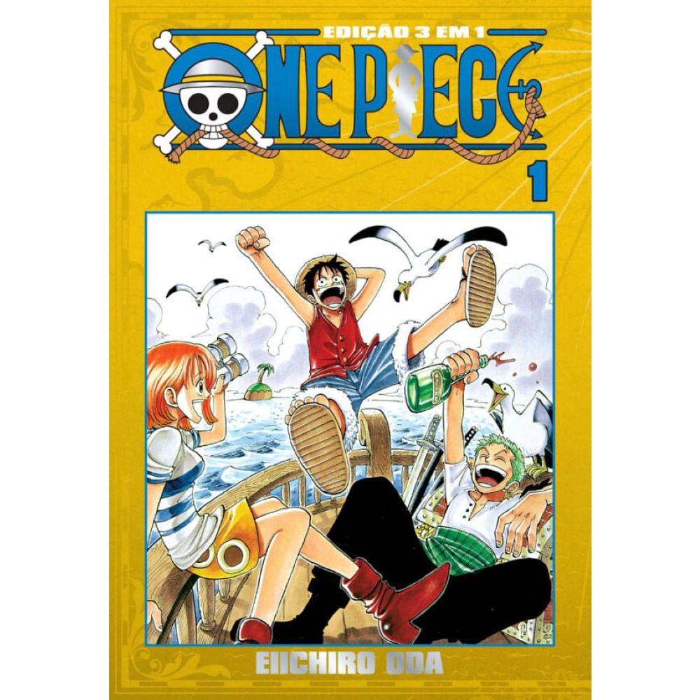 Livro - One Piece 3 em 1 Vol. 1 em Promoção | Ofertas na Americanas