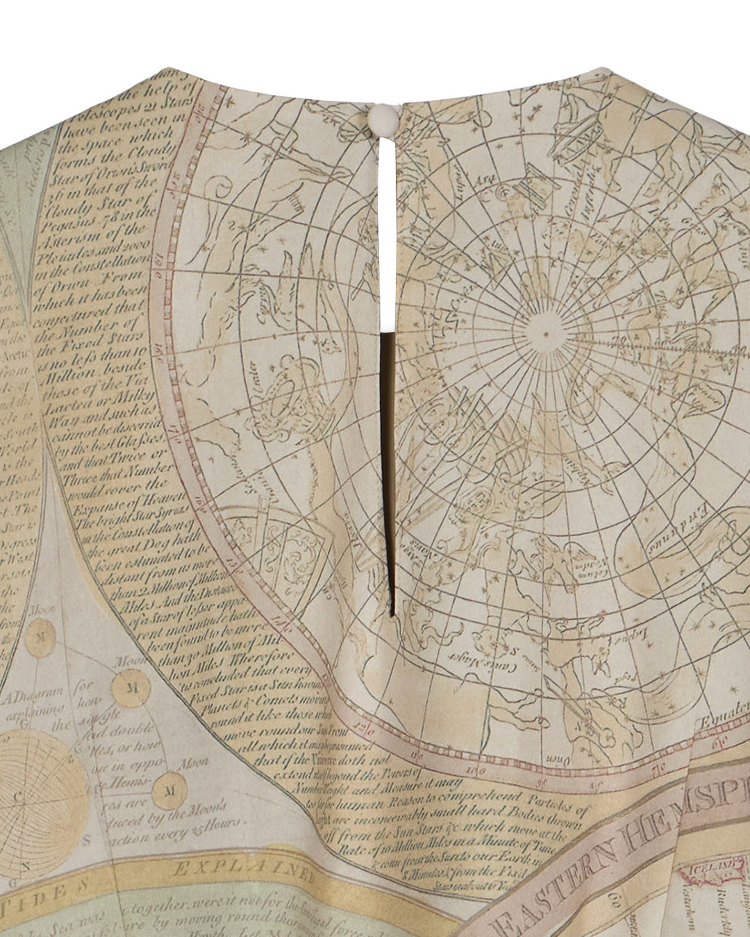 CARTOGRAPHIC PATTERN DRESS