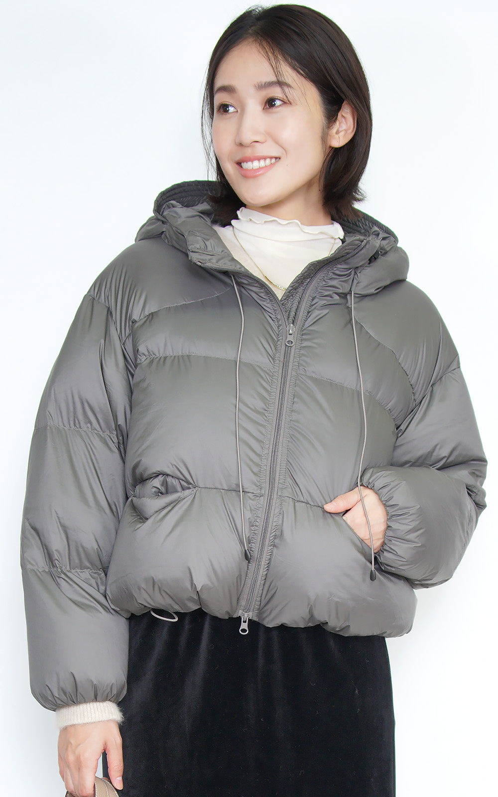 アミアン・ハウス] フラッフィーダウン ショート ジャケット S~4L