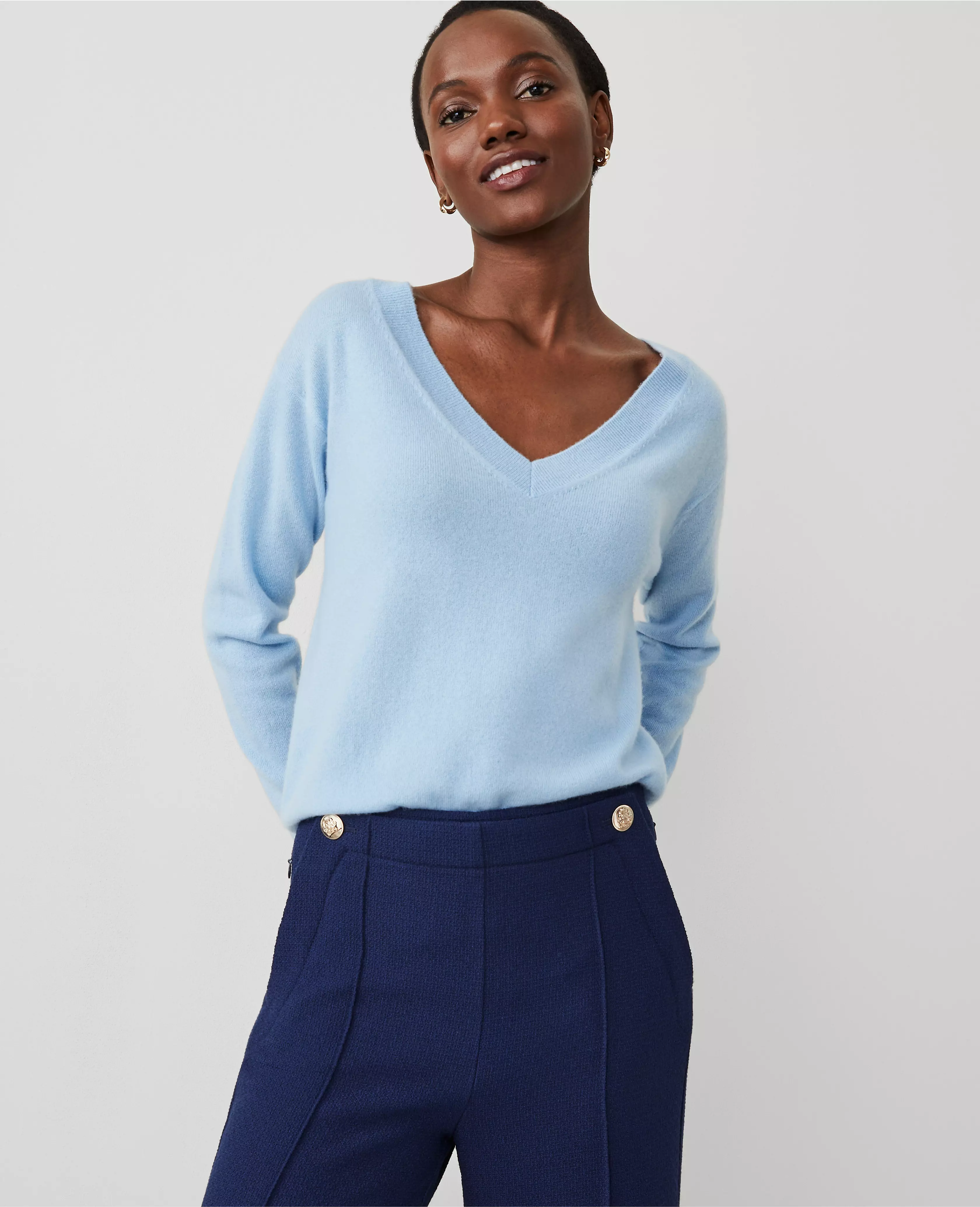 Cashmere V-Neck Sweater