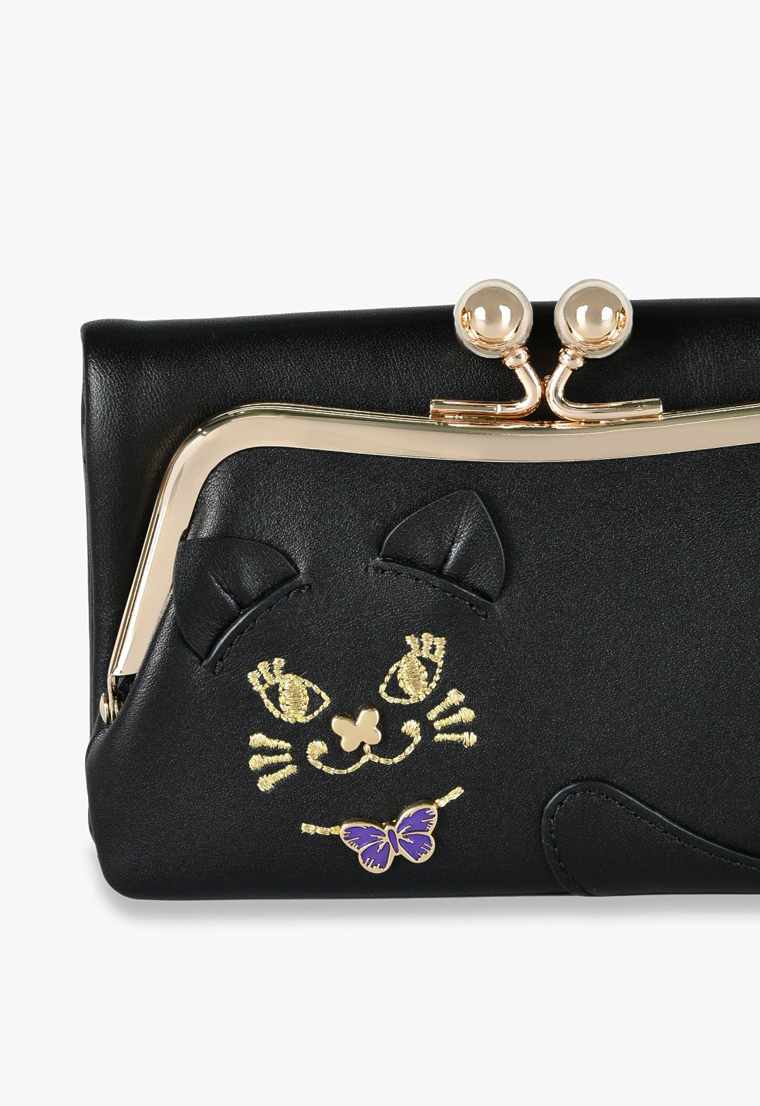 アナ スイ（ANNA SUI） TITIソフト 口金二つ折り財布 | ねこ 猫 ギフト