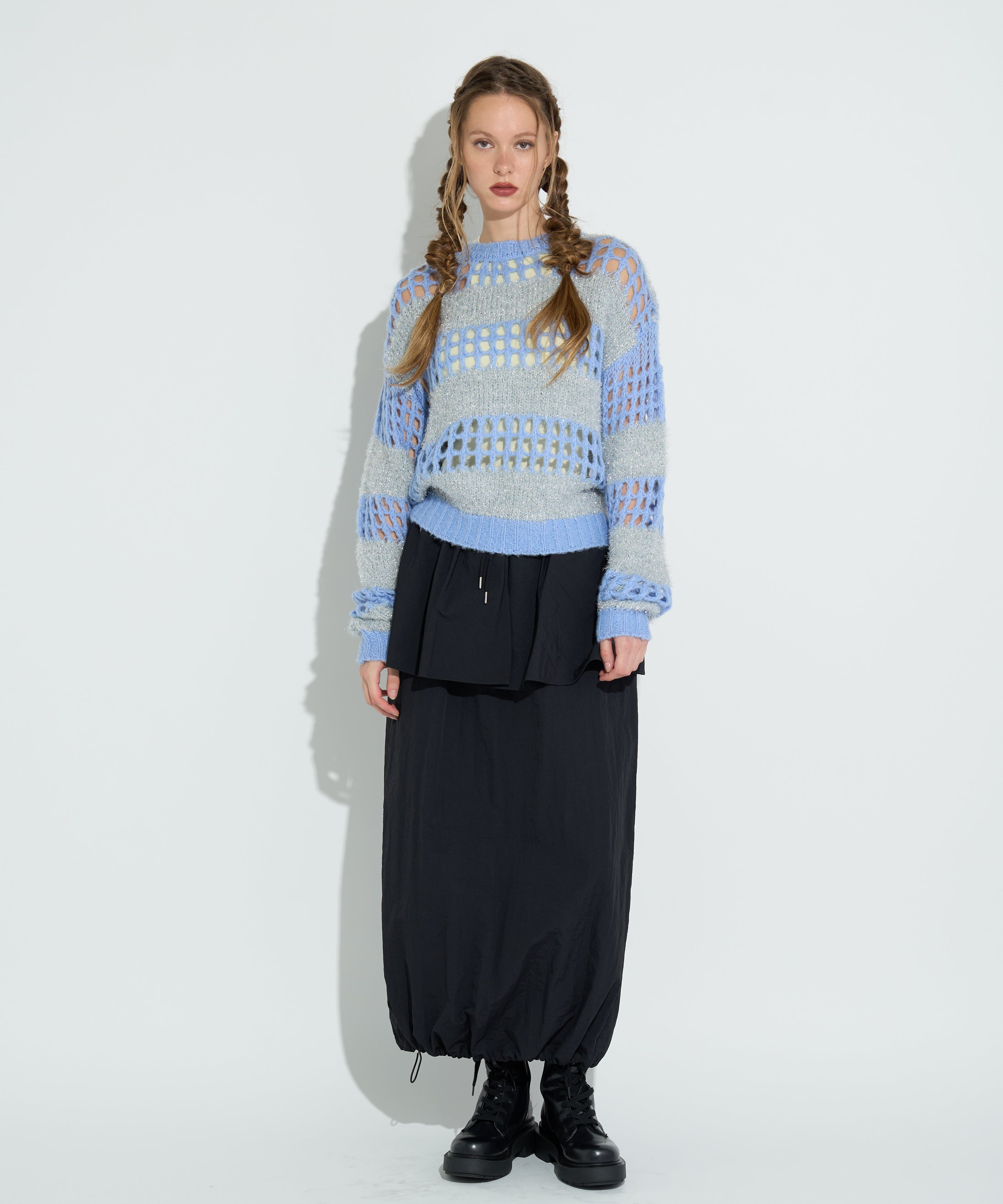 ラメシャギーニットプルオーバー – ANNA SUI NYC