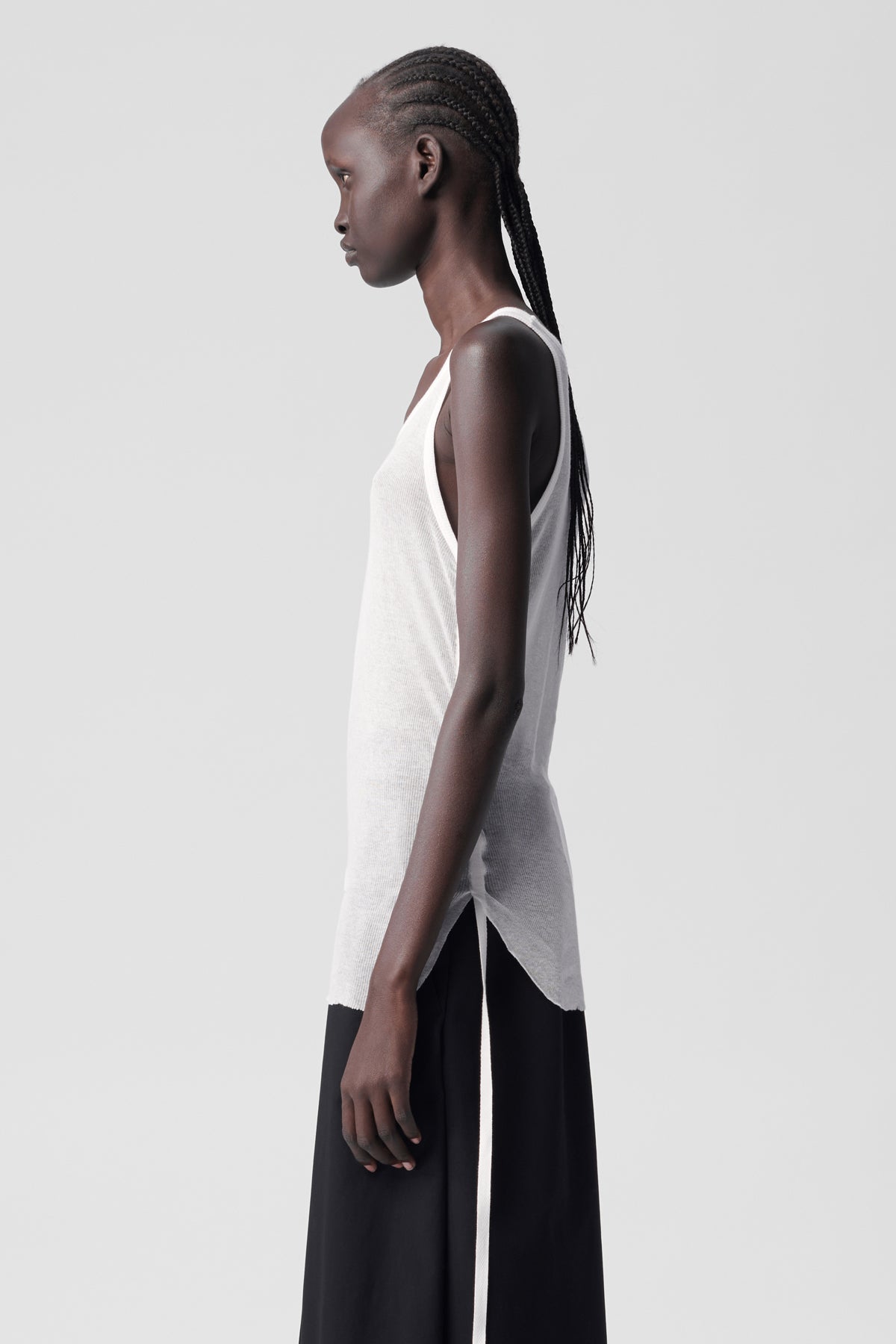 Mara Wrinkled Cropped Tank Top – Ann Demeulemeester