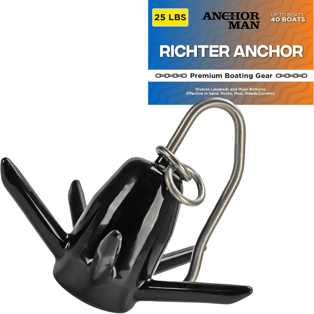 Buy Richter Anchor Black (18lb to 25lb) | Anchor-Man