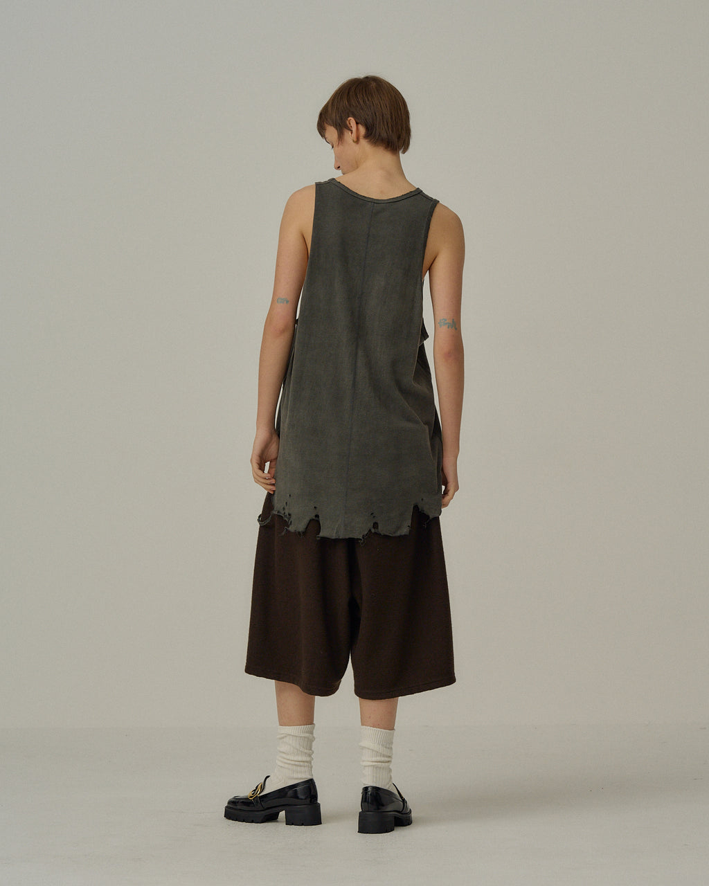 DAMAGE TANK TOP(BLACK) – ANCELLM