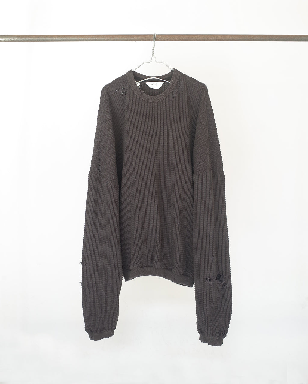DAMAGE HEAVY WAFFLE OVERSIZED LS – ANCELLM