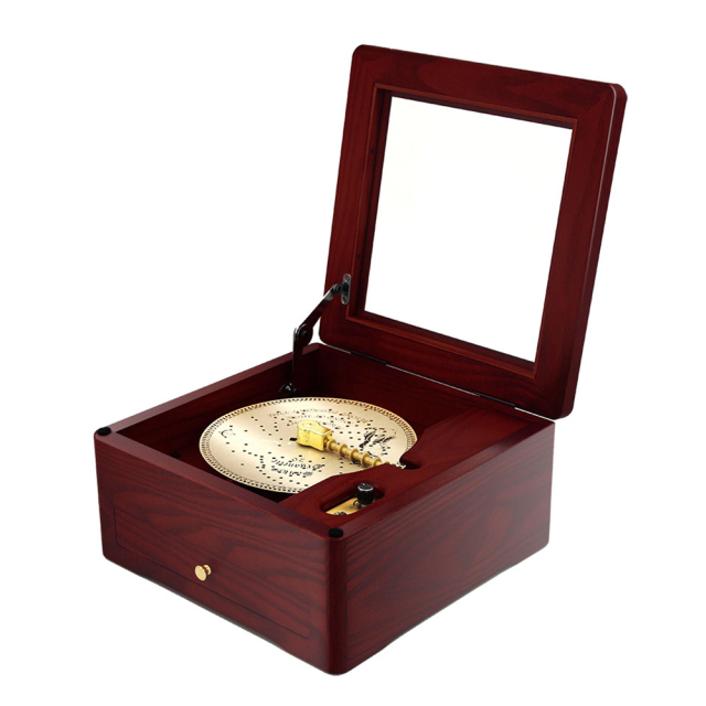 ニデック オルゴール 20弁 OA596S 電動式ディスク ワインレッド 付属