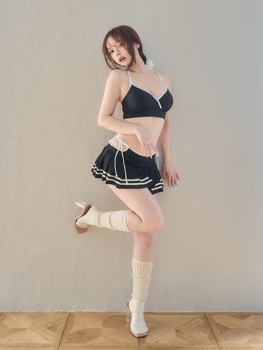 ANDMARY】Coco pleats swimwear